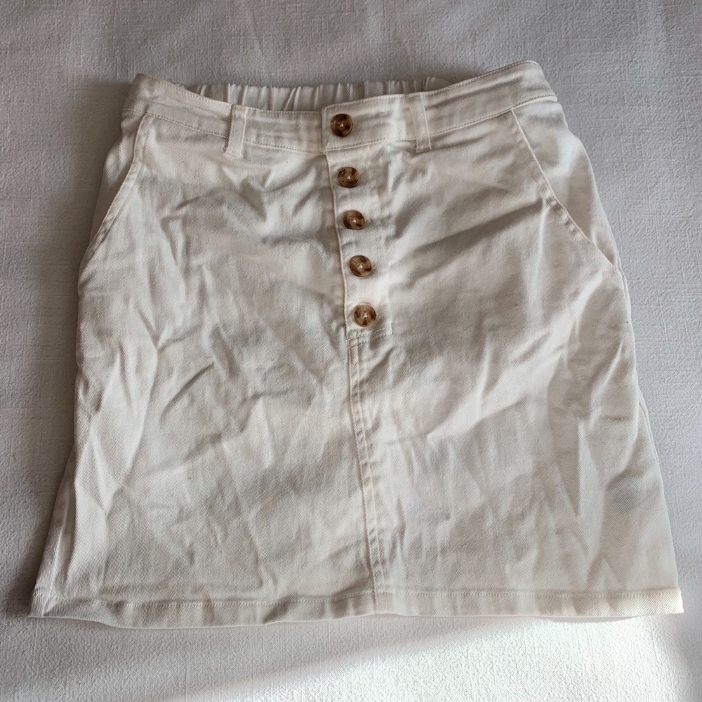 White skirt